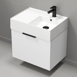 Bathroom Vanity Floating Small Bathroom Vanity, Modern, 24